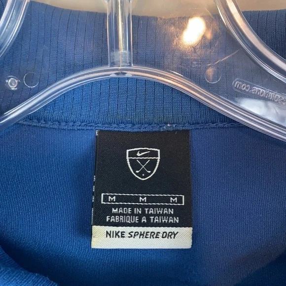 Nike Golf Men’s Blue Short Sleeve Polo Size Medium - Picture 6 of 16